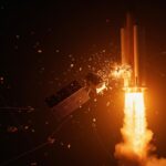 Fallo orbital de Blue Origin con New Glenn causando pérdida de satélite, ilustrando desafíos técnicos en startups aeroespaciales.