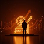 Bob Iger como advisor en Thrive Capital, simbolizando $25B bajo gestión y capital inteligente para startups.