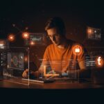 Desarrollador creando plataforma open source para gestión de redes sociales con automatización y programación multicanal en Ecosistema Startup.