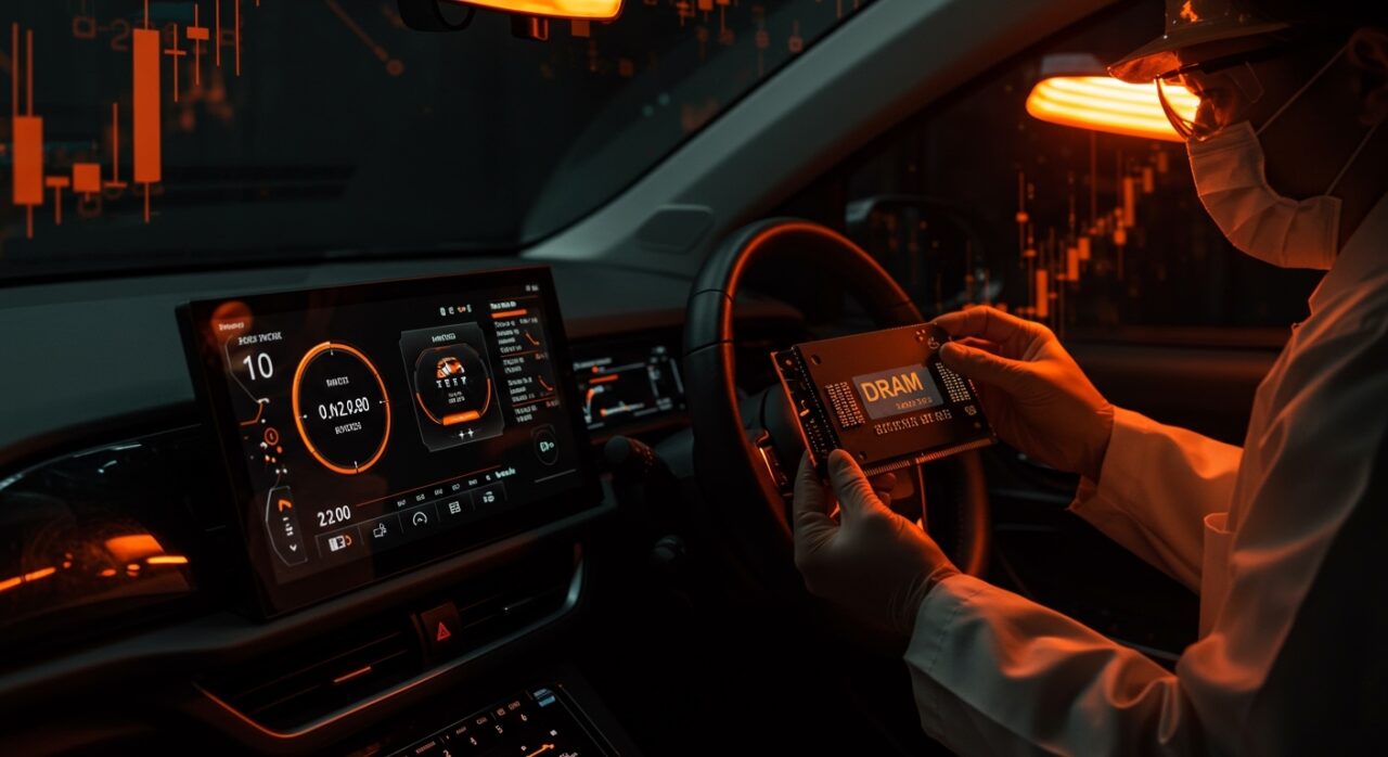 Impacto de la crisis de memoria DRAM en el aumento de precios ADAS en vehículos autónomos, destacando BYD y tendencias en movilidad eléctrica.