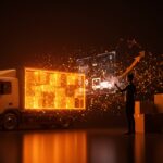 Tecnología de inteligencia artificial en mudanzas revolucionando la logística con automatización y escalabilidad, innovadora startup madrileña ByME Moving.