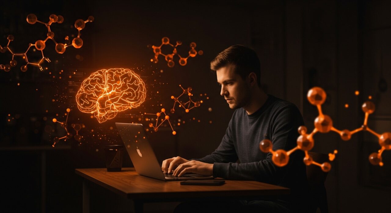 Efectos prolongados de cafeína y paraxantina en la estimulación cognitiva para founders en un entorno startup.