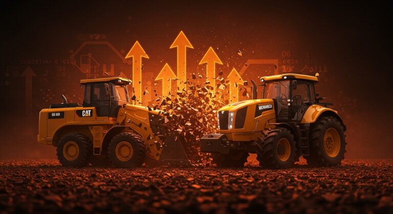 Adquisición de Monarch Tractor por Caterpillar y lecciones del fracaso en hardware agrícola para startups de tecnología agrícola.