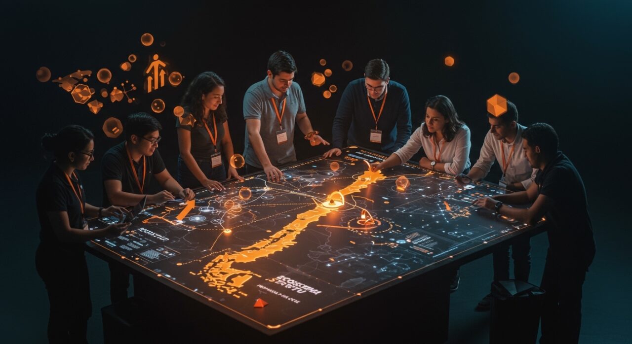 Startup ecosystem in Chile with Cámara de Comercio de Santiago connecting founders and large companies through innovative programs Made in Chile and Match.