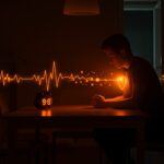 Persona cenando tarde en España mostrando riesgo cardiovascular y desajustes en ritmos circadianos según estudios de salud metabólica.