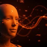 Chatbot IA empático con expresión cálida mostrando errores digitales, ilustrando aumento de errores y riesgos según estudio de Oxford para startups.