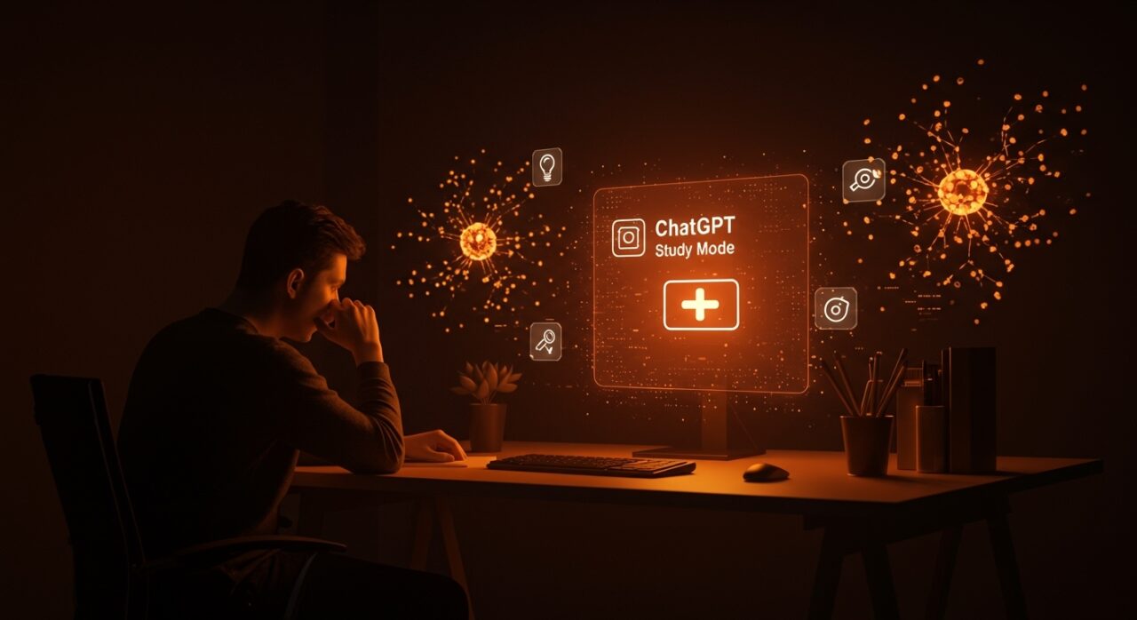 Fundador enfrentando la eliminación silenciosa de ChatGPT Study Mode, simbolizando el impacto en herramientas de IA para educación y startups edtech.