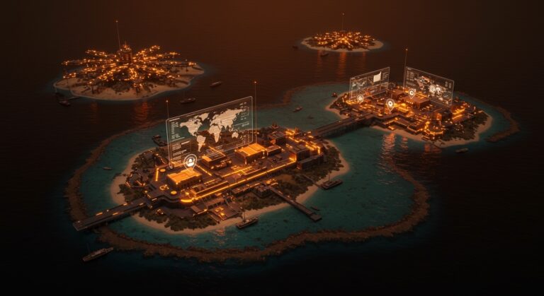 Militarización china en el mar del Sur impactando cadenas de suministro tecnológicas y startups.