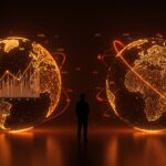 Comparativa visual de crecimiento turístico internacional entre China y Estados Unidos 2026 para startups de hospitality tech y movilidad.