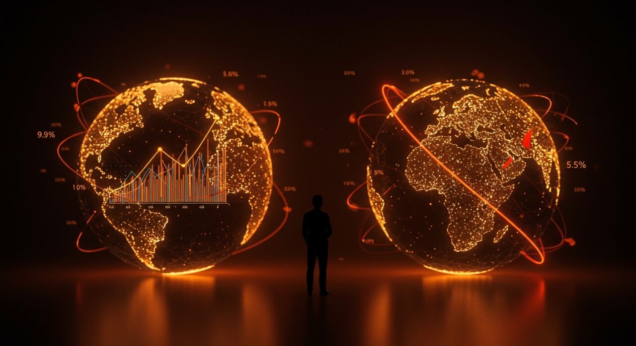 Comparativa visual de crecimiento turístico internacional entre China y Estados Unidos 2026 para startups de hospitality tech y movilidad.