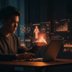 Fundador de startup utilizando ingeniería de prompts en Claude para mejorar productividad con inteligencia artificial.