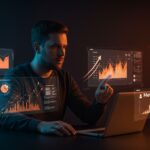 Founder utilizando inteligencia artificial para automatizar y optimizar campañas publicitarias Meta con Claude Code en growth marketing.