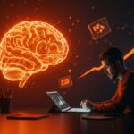 Founder usando inteligencia artificial de Claude Design para crear MVPs innovadores en minutos, visualizando la competencia en SaaS contra Figma.