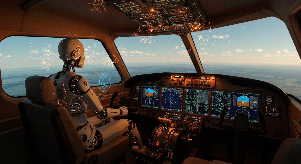 Claude IA pilotando un simulador de vuelo en tiempo real con X-Plane 12, demostrando inteligencia artificial para control autónomo y automatización avanzada.