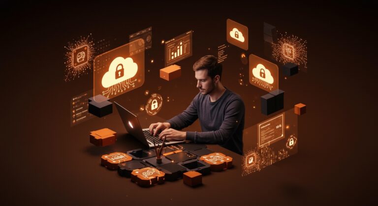 Founder tech usando Cloudflare EmDash CMS open source con IA aplicada, arquitectura modular segura y escalabilidad serverless para startups.