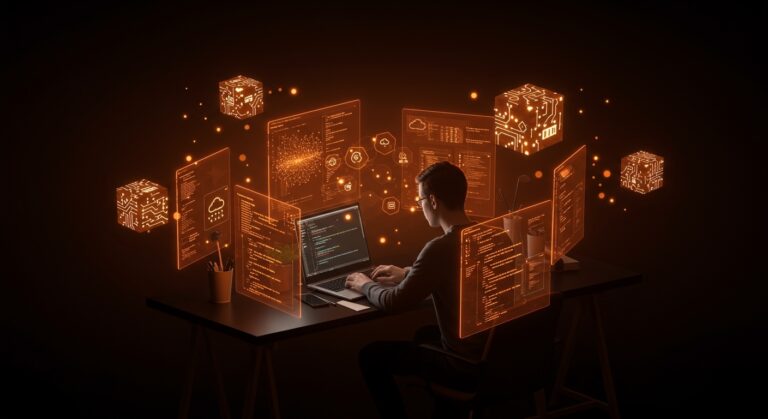 CMS open source EmDash de Cloudflare en TypeScript destacando integración de IA y plugins sandbox en entorno serverless.
