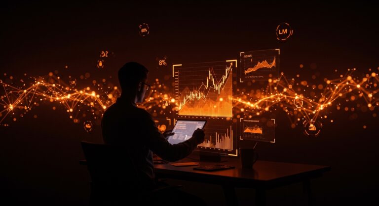 Retorno del 80% en bolsa con IA e inversión bursátil en IBEX35 usando LLMs como ChatGPT y Perplexity, resaltando riesgos y prompts de IA.