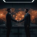 Fusión de Cohere y Aleph Alpha en IA europea mostrando alianza estratégica para startups de inteligencia artificial en España y LATAM.