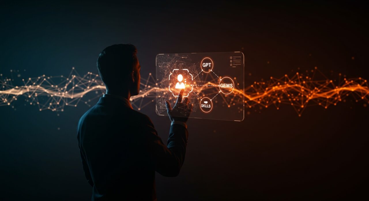 Migración de asistentes IA personalizados como GPT, Gems y Skills entre plataformas ChatGPT, Gemini y Claude con preservación de personalización.