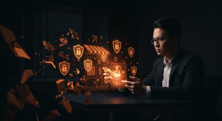 Compras online seguras en ecommerce 2026 con enfoque en protección contra fraude digital y métodos de pago seguros.