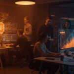 Equipo tech en Berlín colaborando en IA y crecimiento para startup Telli, convocatoria YC F24 enfocada en empleo tecnológico.