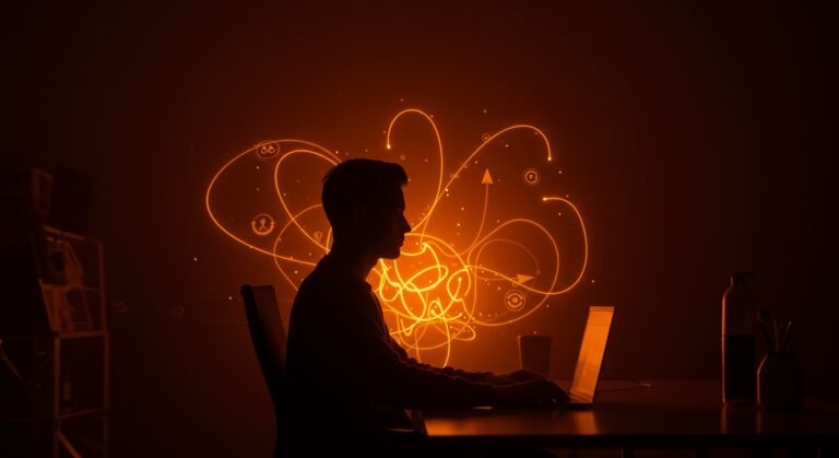 Emprendedor latinoamericano practicando cozymaxxing, símbolo de oportunidades en bienestar para startups y manejo de burnout.