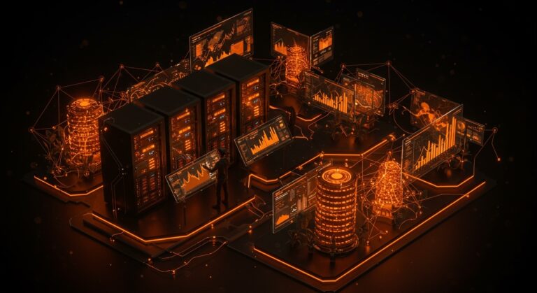 Simulador de data center en Steam mostrando la gestión de infraestructura tecnológica y la economía digital para startups con inversión en centros de datos en 2026.