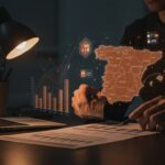 Deducción por alquiler en la Renta 2025 mostrando mapas de comunidades autónomas y datos fiscales para la declaración del IRPF.