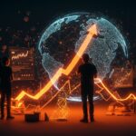 Startup deep tech chilenas colaborando con elementos visuales que representan escalabilidad, financiamiento e internacionalización hacia mercados globales.