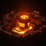Reactor nuclear subterráneo innovador de Deep Fission simbolizando energía limpia y tecnología startup en el sector nuclear.