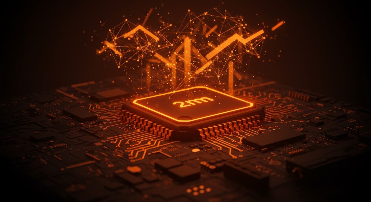 Chip IA de 2nm diseñado por Dishan Technology en China, mostrando innovación tecnológica y competencia con NVIDIA en semiconductores y startups IA.