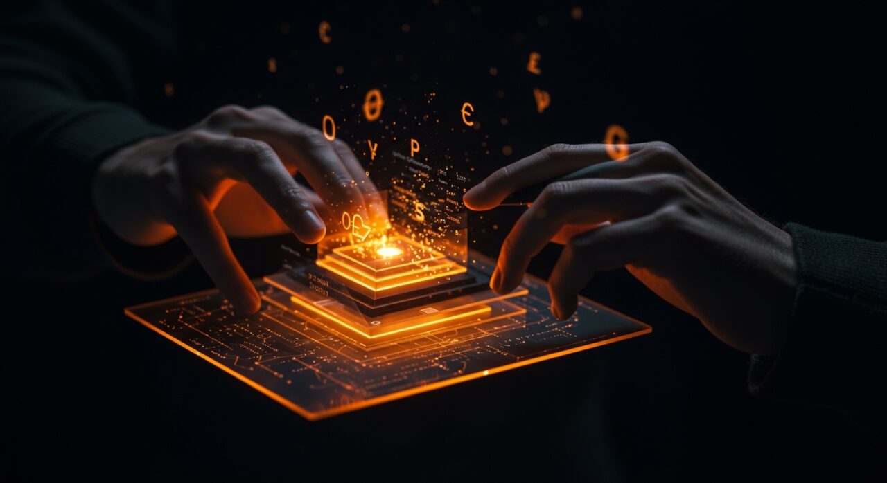 Imagen editorial que representa la separación de dominios para mejorar la seguridad informática en criptografía y desarrollo con Snowpack.