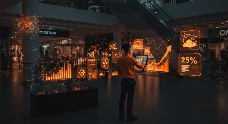 Startup española ELEVA AI impulsando un 25% más de gasto en centros comerciales mediante inteligencia artificial conversacional en retail tech.