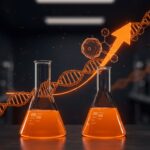 Adquisición de Kelonia Therapeutics por Eli Lilly visualizada con elementos de terapia génica y crecimiento en biotech startups.