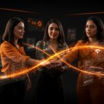Mujeres emprendedoras e inversoras en América Latina impulsando la tecnología y la inteligencia artificial en el emprendimiento femenino.