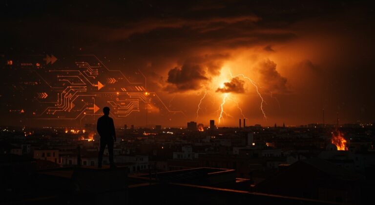 Founder en una ciudad española enfrentando fenómenos meteorológicos extremos y oportunidades en climate tech en 2026.