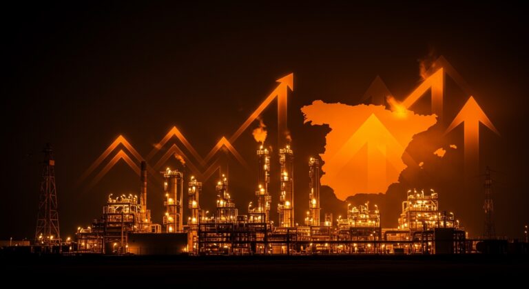 Refinería de petróleo en España destacada como mayor refinador de Europa durante la crisis del estrecho de Ormuz, con énfasis en el mercado energético europeo.