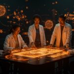 Científicos estadounidenses colaborando en startups deep tech en Europa, representando el programa ATRAE y la transferencia de talento científico.