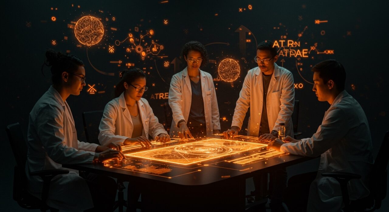 Científicos estadounidenses colaborando en startups deep tech en Europa, representando el programa ATRAE y la transferencia de talento científico.