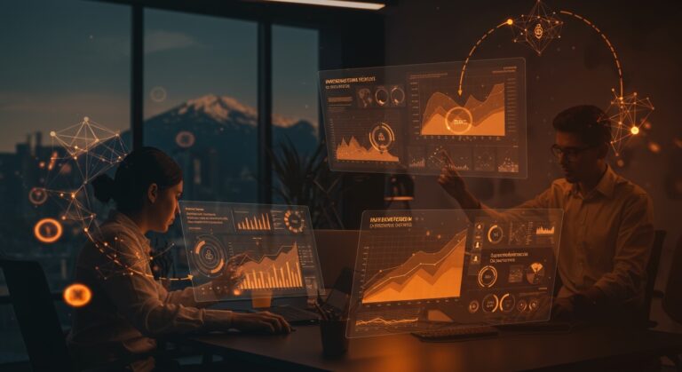 Gestores de inversión en Chile analizando carteras digitales para licitación del Fondo Autónomo de Protección Previsional 2026.