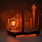 Router Netgear aprobado condicionalmente por la FCC, representando la regulación tecnológica y la seguridad nacional en EE.UU.