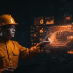 Tecnología de minería con inteligencia artificial y datos en tiempo real para automatización y monitorización eficiente en minería.