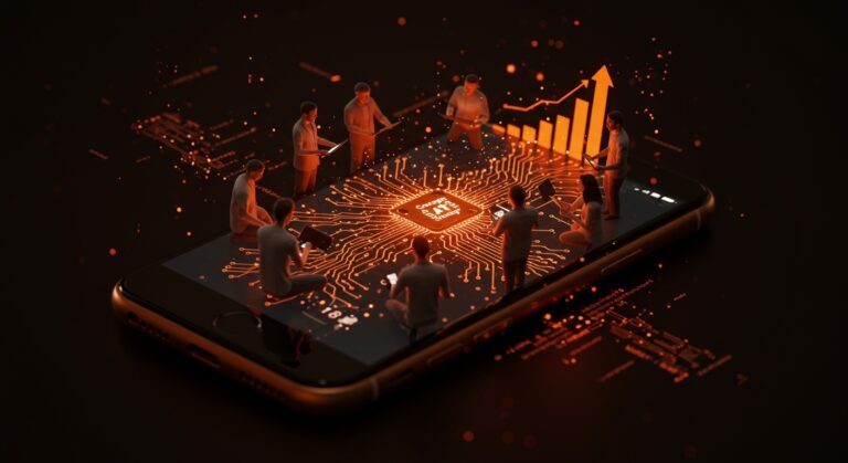 Gemma 4 llevando inteligencia artificial open source y local a iPhone para startups en LATAM con tecnología avanzada.