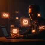 Gestión eficiente de correo electrónico para founders centralizando y automatizando múltiples cuentas en un entorno digital moderno.