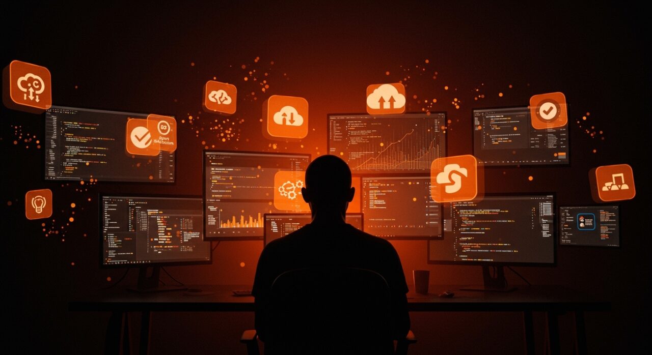 Fundador de startup contemplando la migración de Ghostty desde GitHub, ilustrando el riesgo de dependencia en plataformas SaaS y lecciones para startups open source.