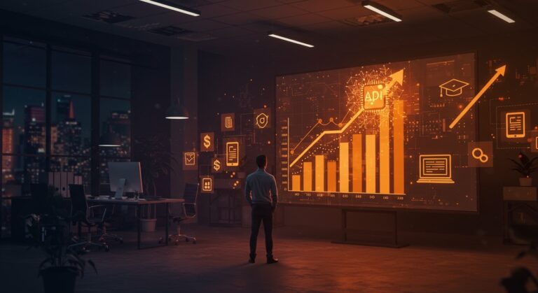 Founder de startup educativa con IA destacando crecimiento de usuarios y financiamiento en plataforma SaaS.