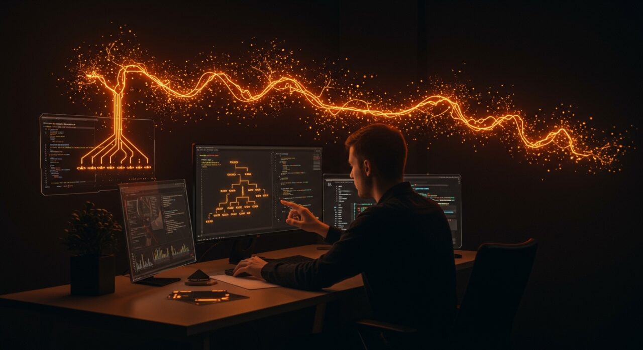 Uso de behavior trees minimalistas en Go para automatización y multitarea cooperativa en startups tecnológicas.