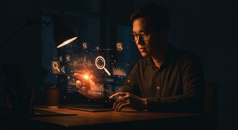 Founders utilizando operadores de búsqueda avanzada de Google para investigación y productividad en startups.