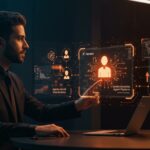 Ilustración de agente empresarial interactuando con la plataforma Gemini Enterprise Agent Platform en Google Cloud, destacando migración y pilares técnicos para startups.