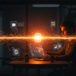 Founder startup hispanohablante analizando inversión de $750M de Google Cloud en IA agéntica y ecosistema digital.